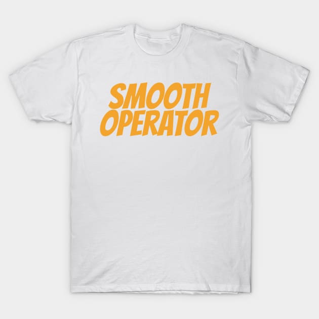 Carlos Sainz - Smooth Operator Orange T-Shirt by GreazyL